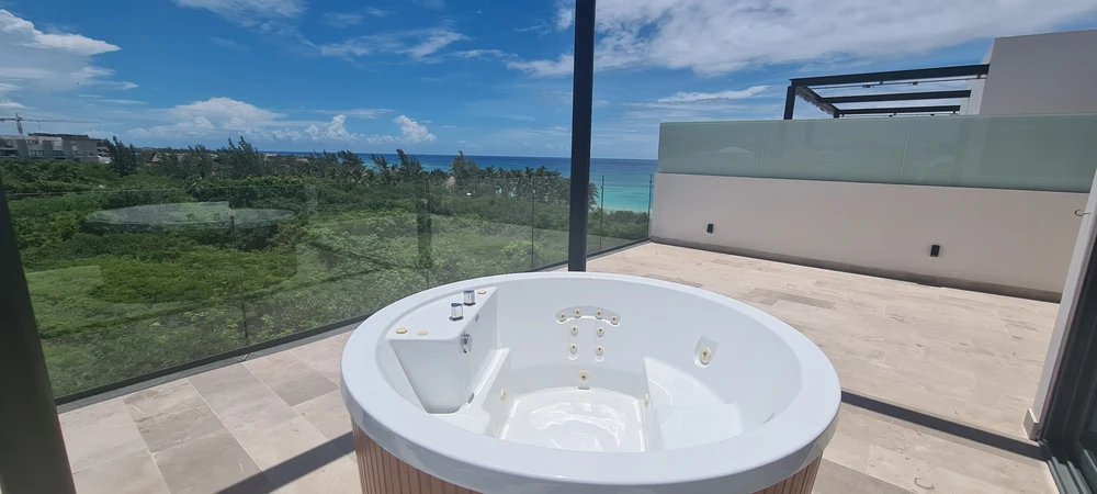 luxury house view in Tulum